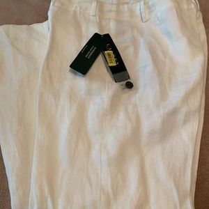 White Linen Pants Brand New!!!